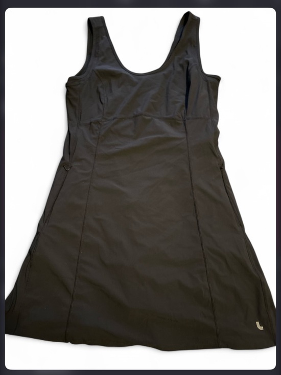 Lole Dresses & Skirts - Lole Black Athletic Tank Dress with Built-In Support and Pockets